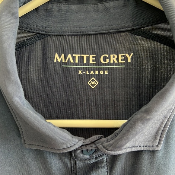 Matte Grey Polo - Picture 4 of 11